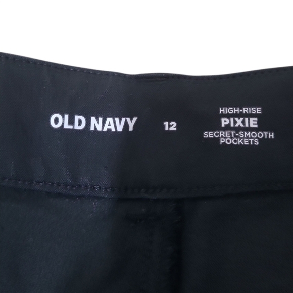 Old Navy High-Waisted Pixie Skinny Ankle Pants Black Size 12 - Picture 4 of 12